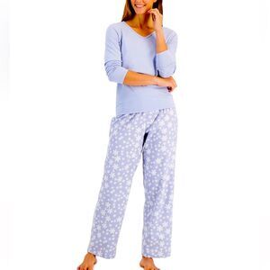 NWT Charter Club Flannel Pajama Set Size S
